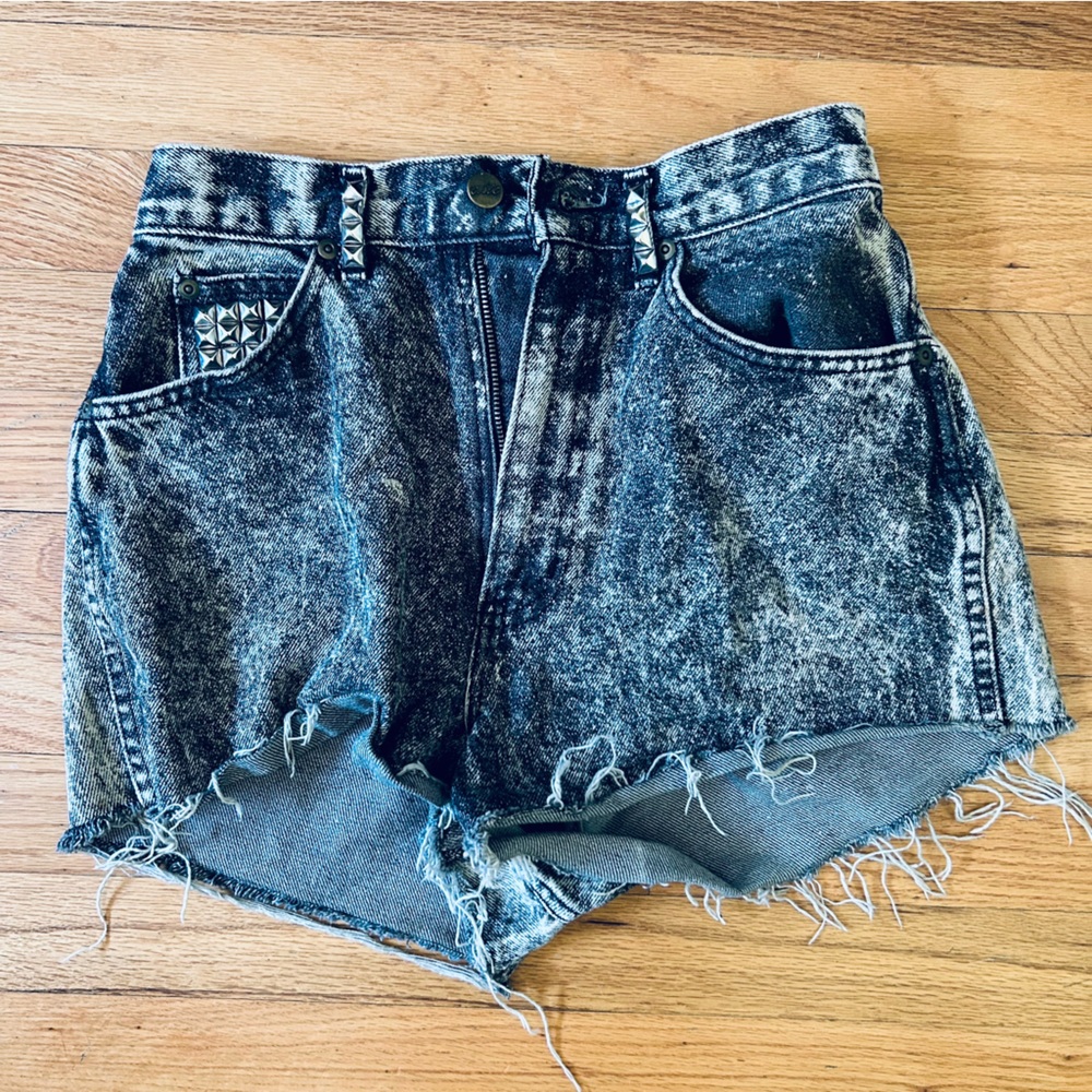 Vintage studded shorts